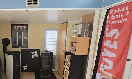 Showroom de poêles à bois et à granulés à Bodilis · Touflamme Ramonage Interstoves 29
